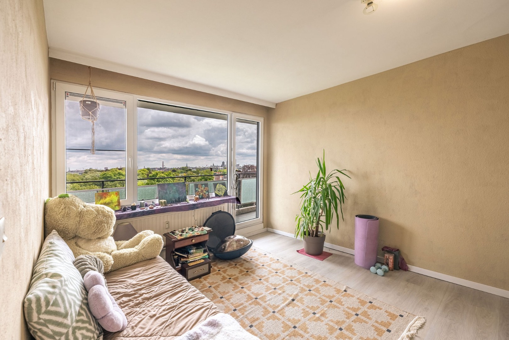 Appartement op de 8ste verdieping met panoramische zichten over Gent 