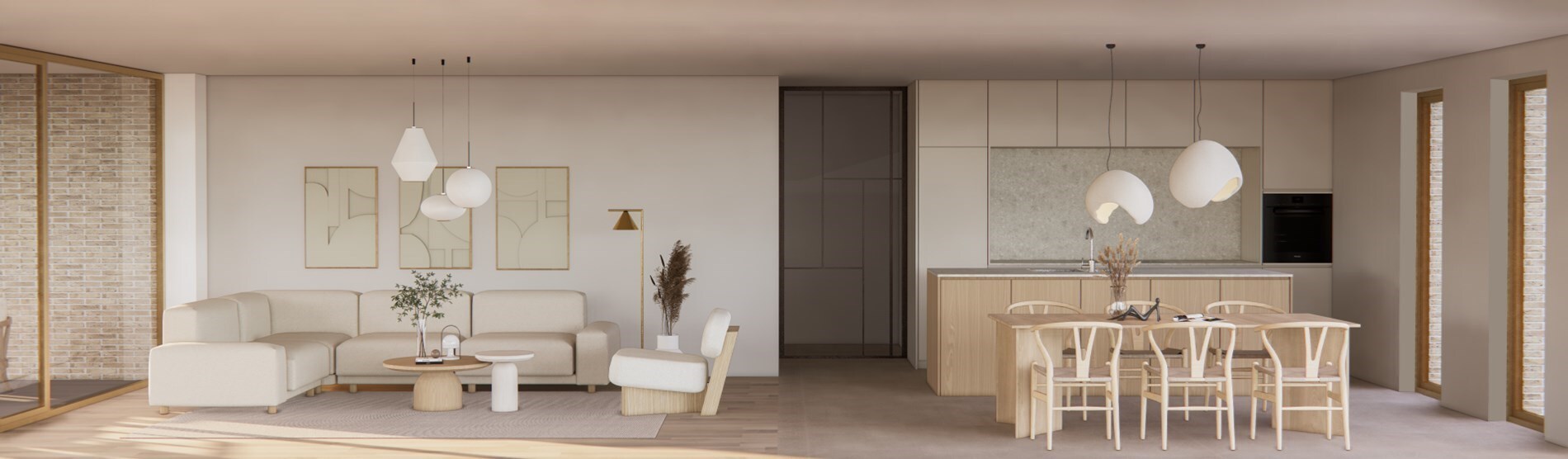 6% BTW - NIEUWBOUW GELIJKVLOERSAPPARTEMENT MET 1 SLAAPKAMER IN HET CENTRUM VAN KERMT 