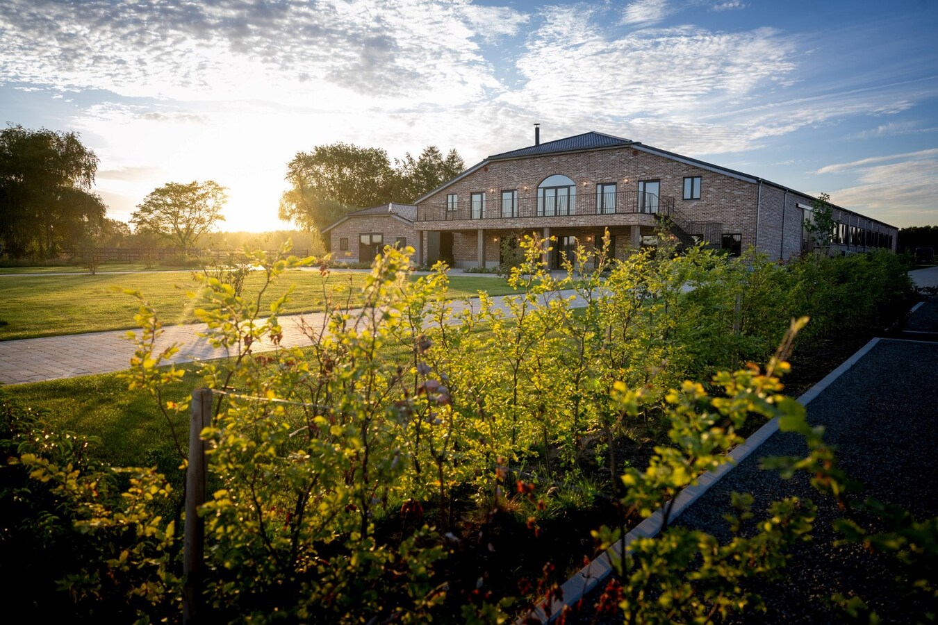 Exclusive professional equestrian accommodation (new construction) with villa on approximately 9 hectares in Neerpelt. 