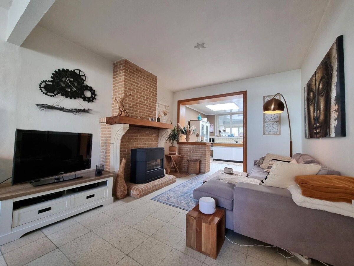 Toffe, ruime en lichtrijke gezinswoning met knappe zuidgerichte tuin - Heist 