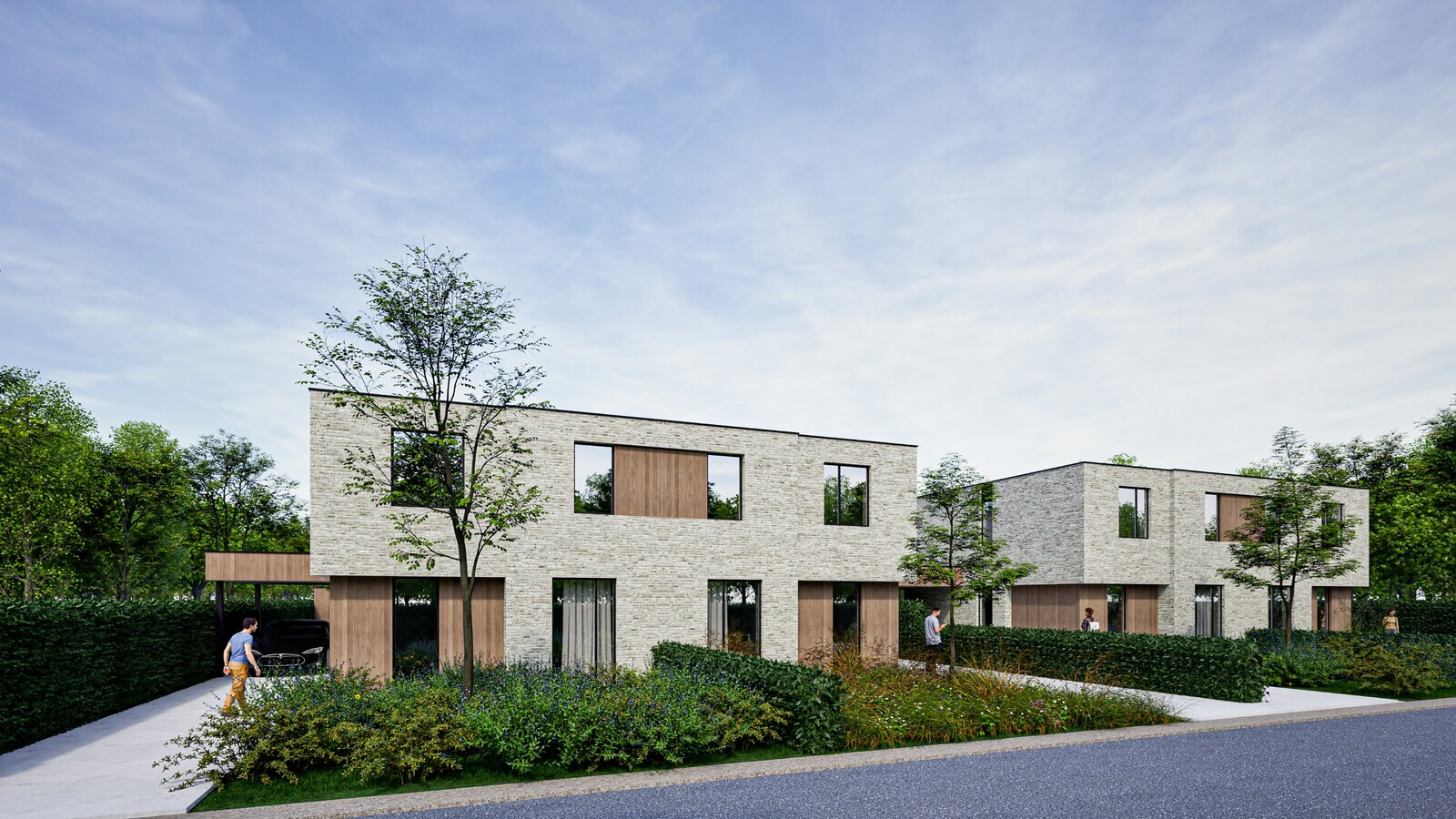 Luxueuze nieuwbouw woning op perceel van 9a59ca (extra 19a25ca of 37a15ca mogelijk ! ) 
