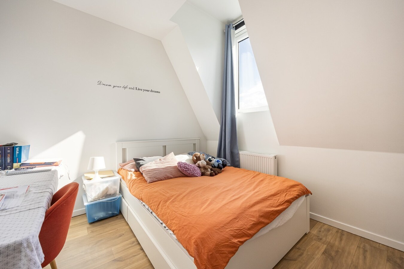 Prachtig, energiezuinig dak appartement met 3 slaapkamers, terras en carport 