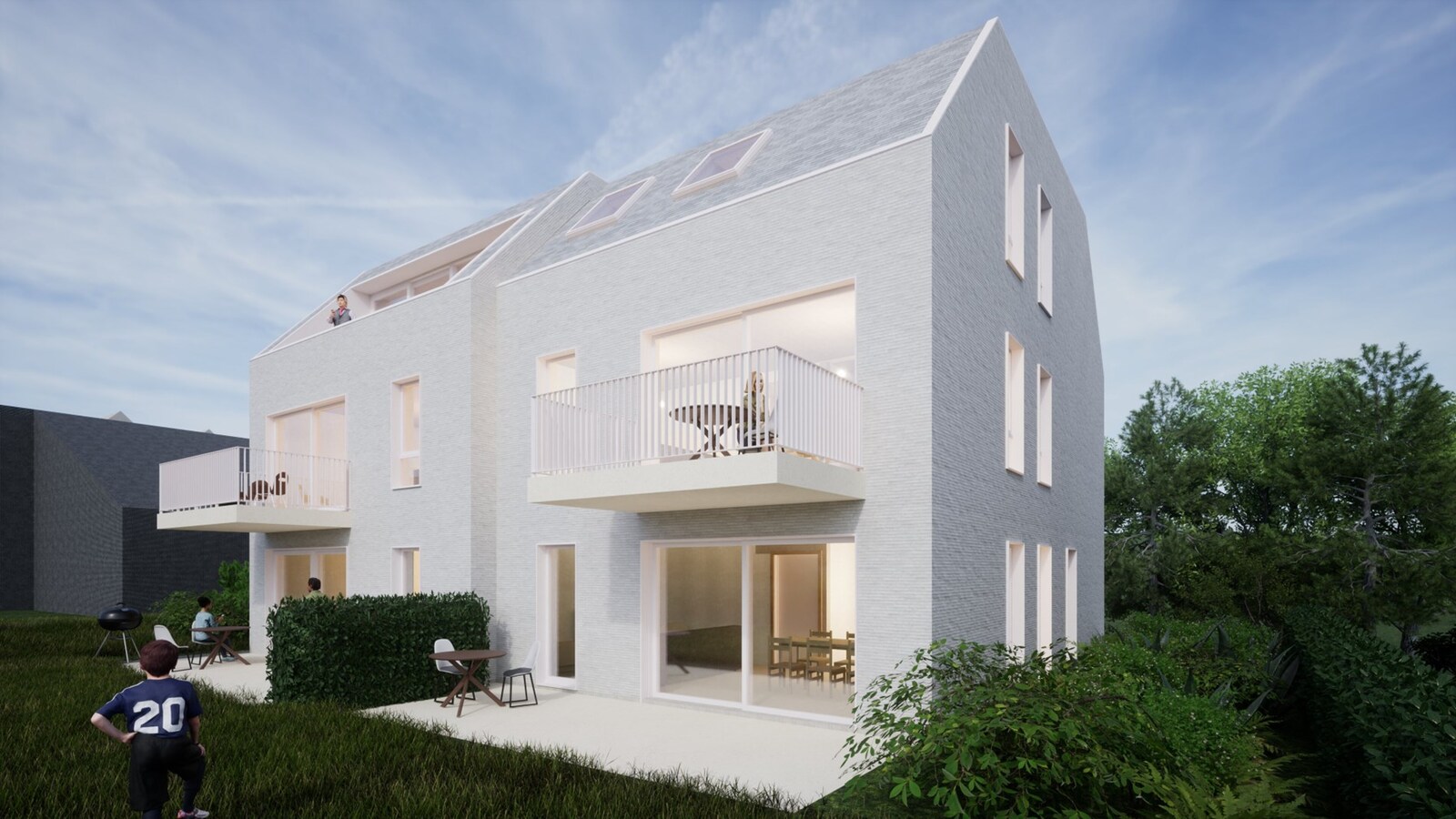 PELLENBERG - 5 nieuwbouw appartementen 