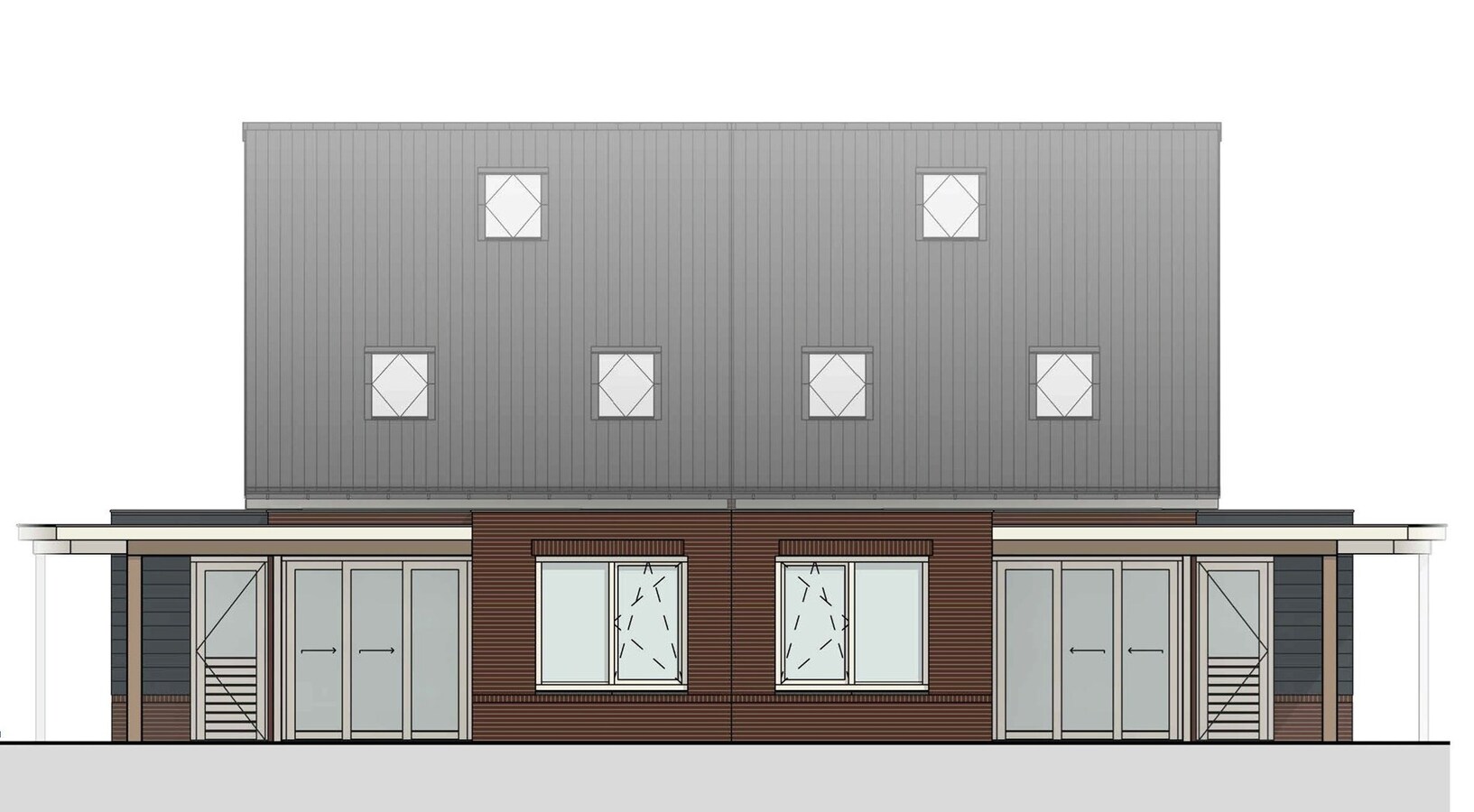 Bouwkavel voor de bouw van een halfvrijstaande woning van 468 m2 aan de rand van Reusel. 