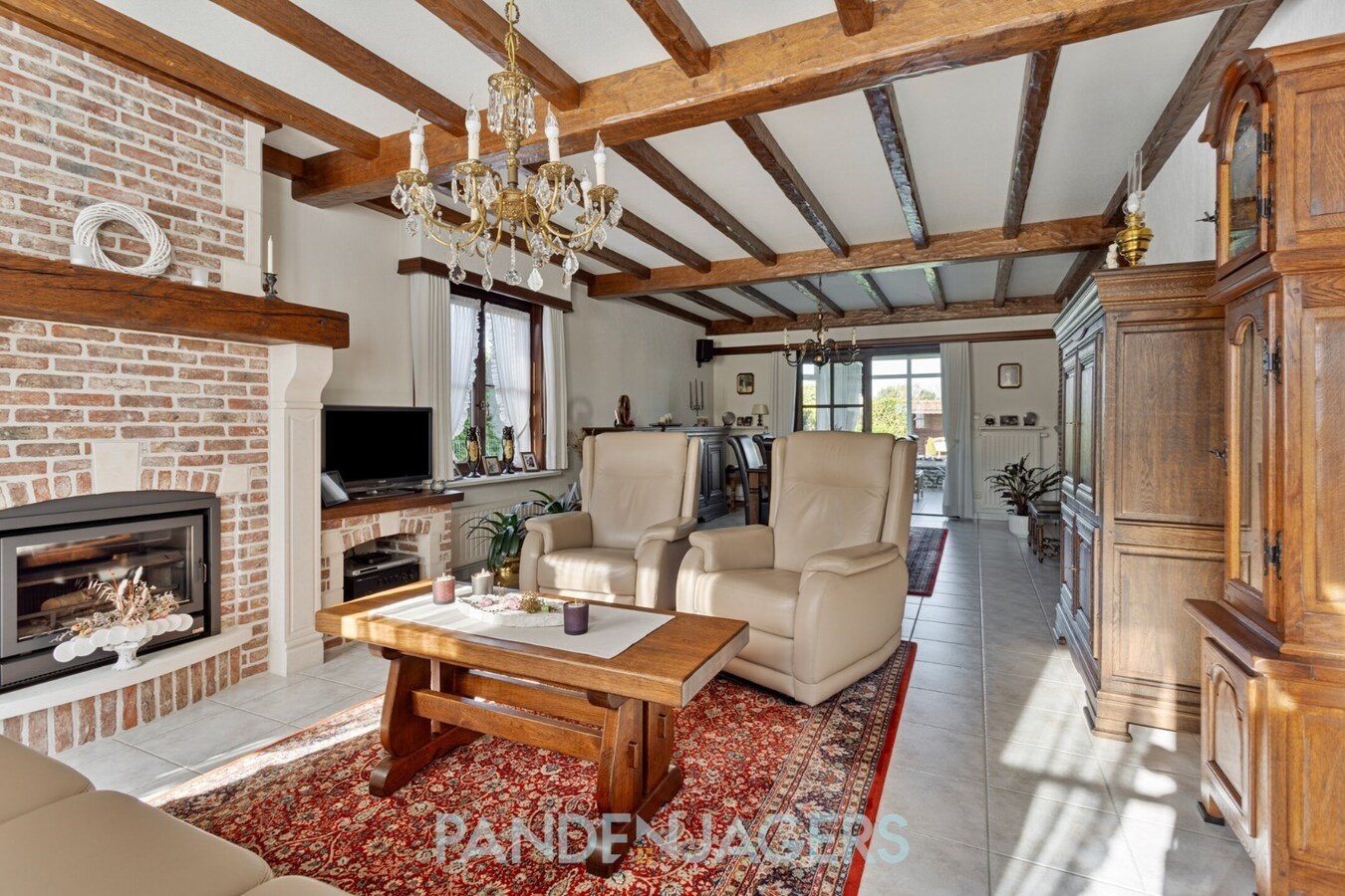 Ruime open bebouwing op de grens van Duffel en Lier 