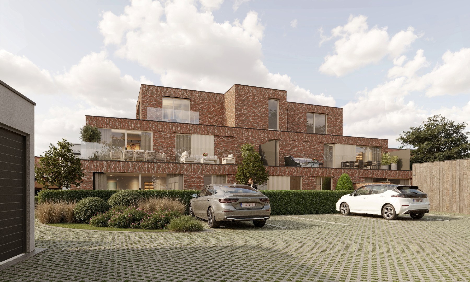 Uniek nieuwbouwappartement (95,98 m²) in kleinschalige residentie te Westkerke 