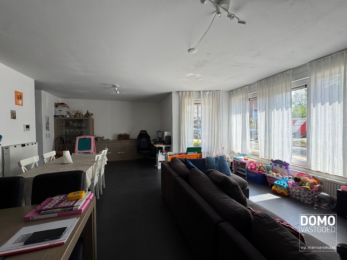 Gelijkvloers appartement met tuin en ondergrondse garage te Kermt - energielabel B -121m² bewoonbare oppervlakte 