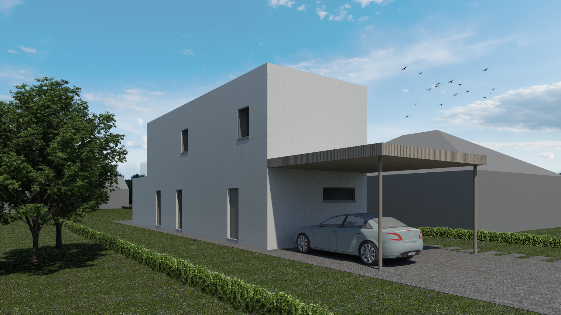 Nieuw te bouwen project met ideale ligging te Snellegem 