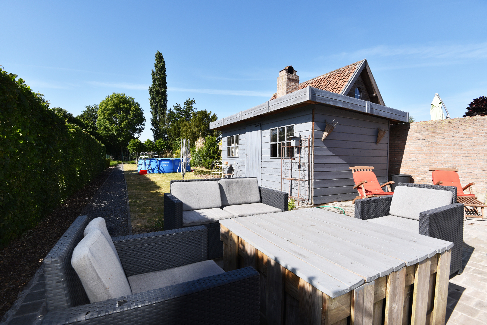 Gerenoveerde woning 3 slpks en garage op 920m² te Maldegem 