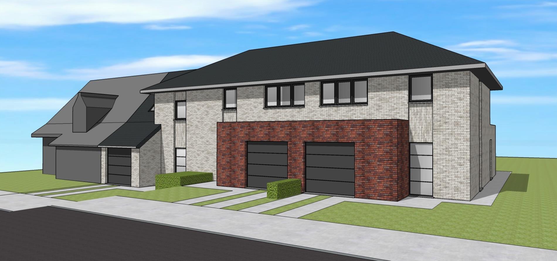 Rustig gelegen project met 3 woningen te Houthulst 