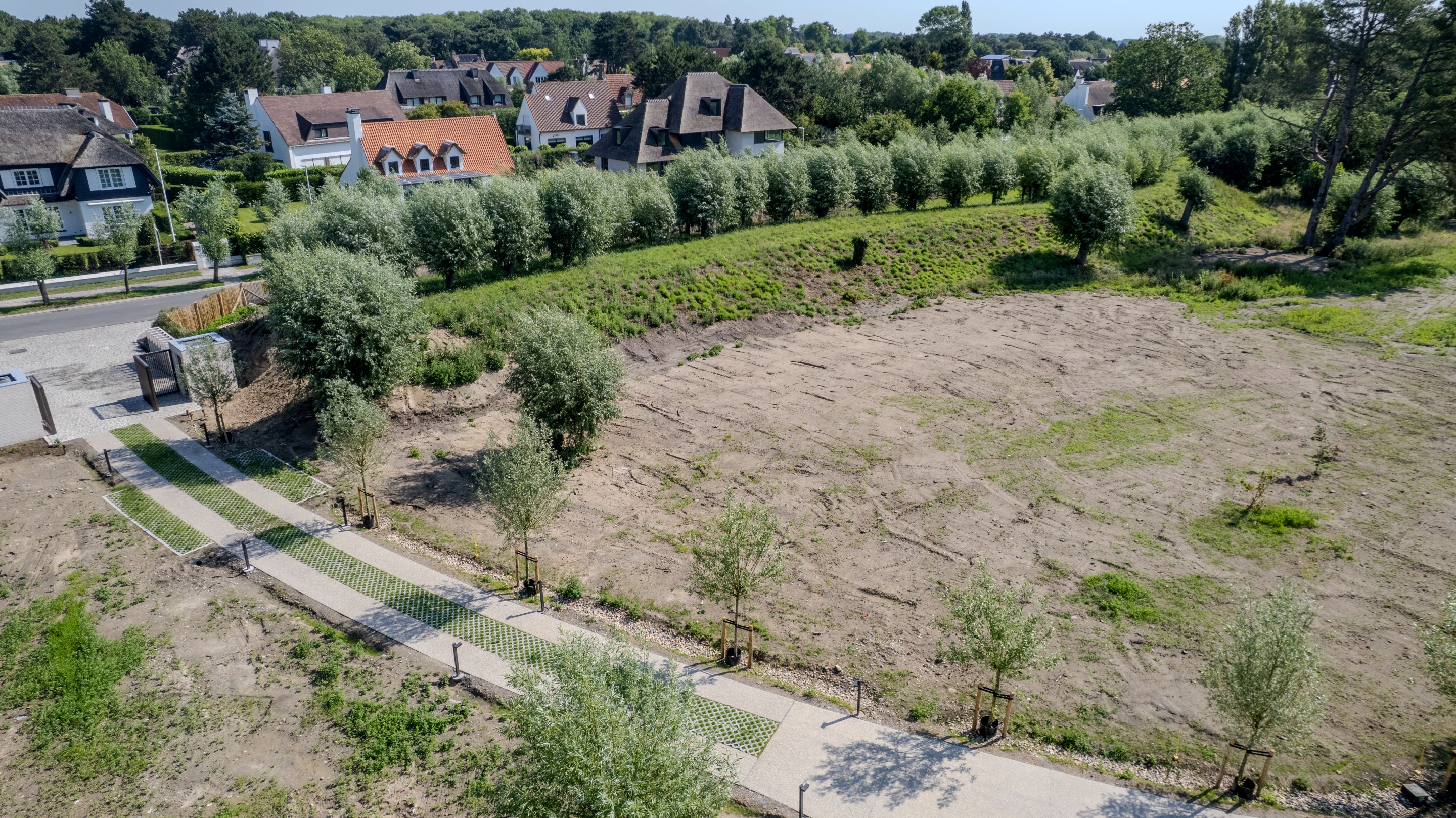 Lotissement clôturé Zoutedijk - Lot de construction 3 situé sur la Graaf Jansdijk avec une superficie de 1964 m2 