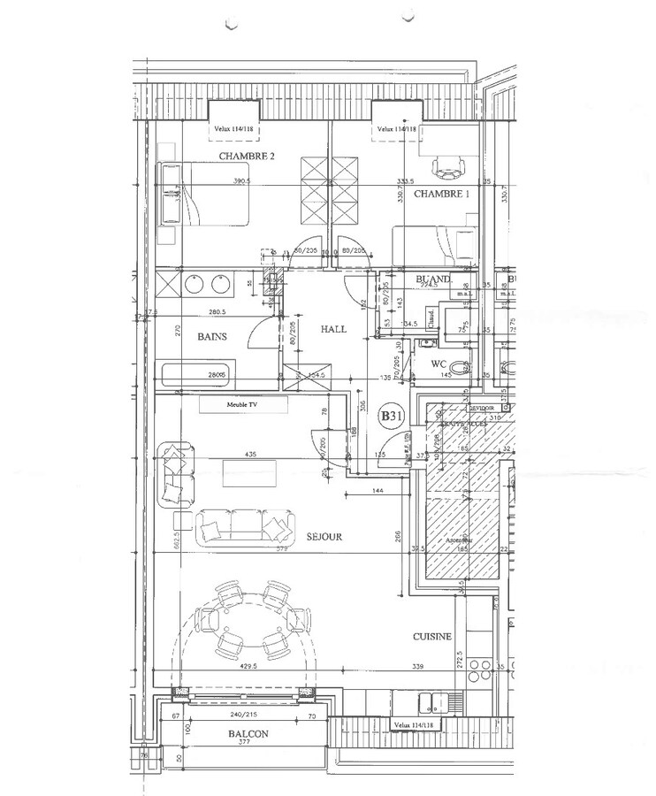Penthouse de standing en plein centre-ville, parking couvert et cave, COUP DE COEUR ! 