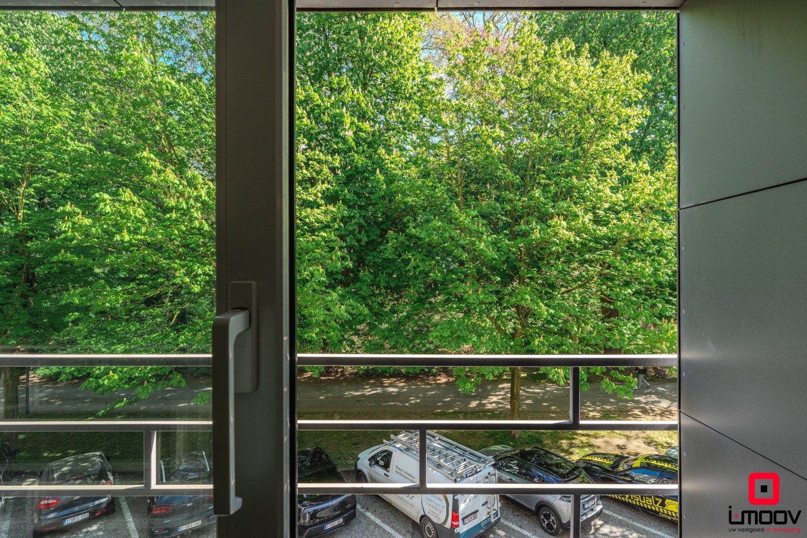 Eénslaapkamer appartement met twee terrassen en uniek parkzicht 