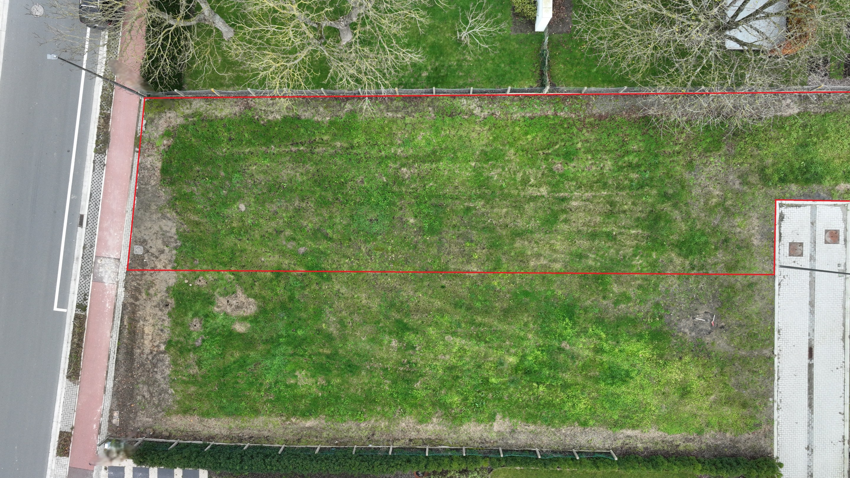 Bouwgrond voor halfopen bebouwing 