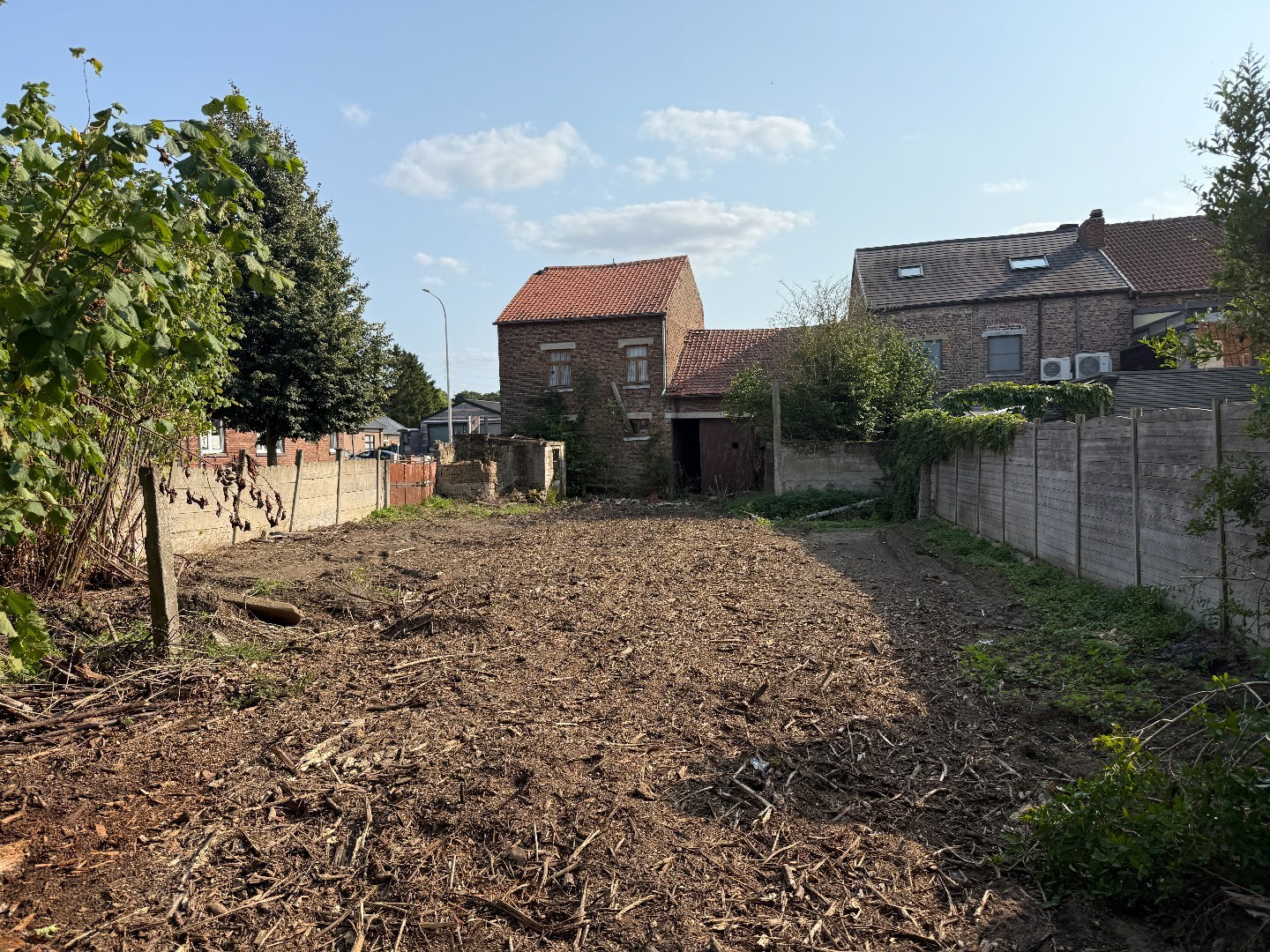 achtergevel en tuin