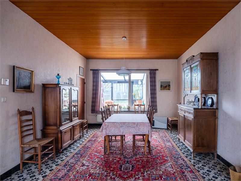 Ruime hoeve met grote schuur en veel potentieel. 