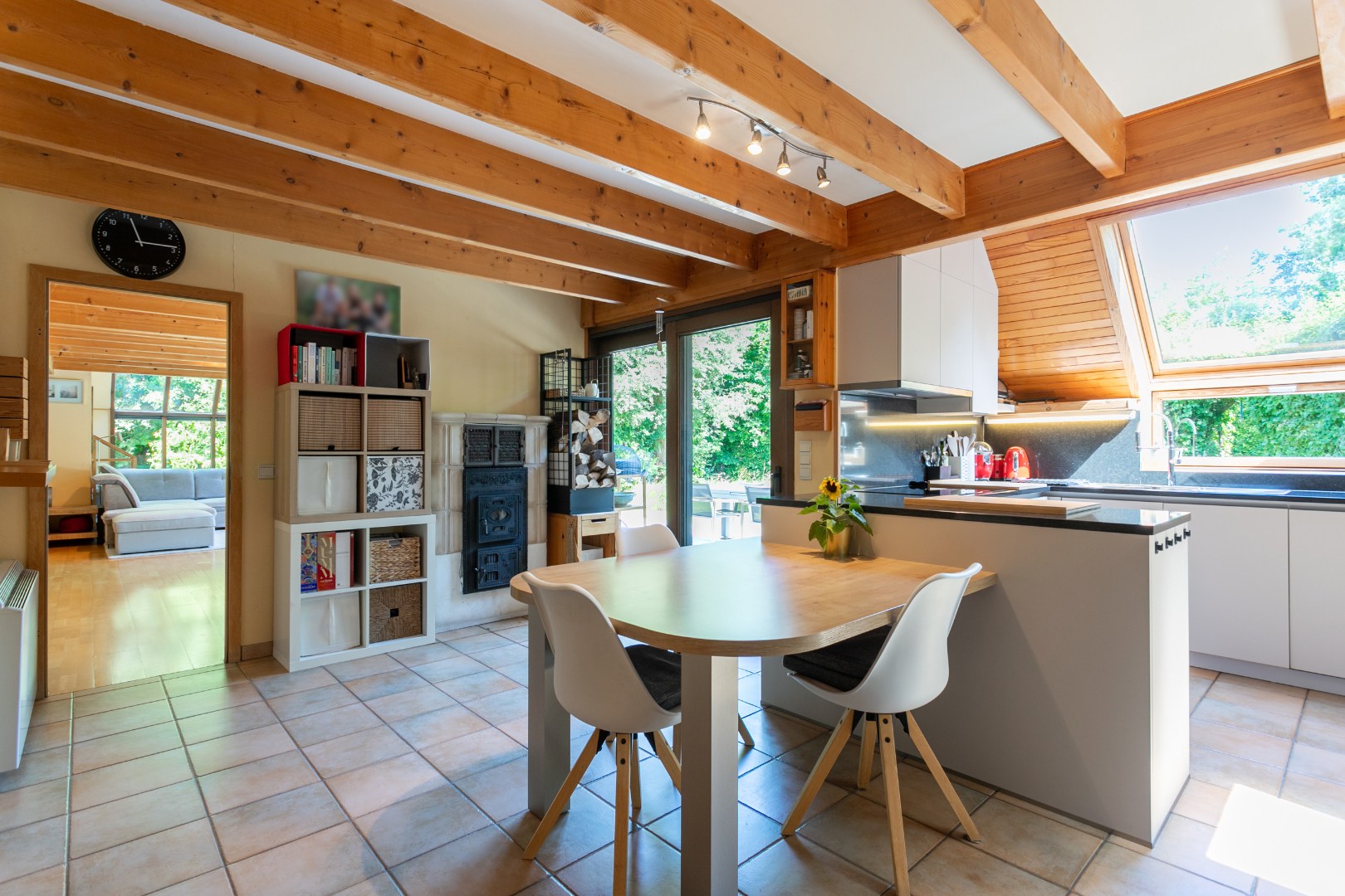 Ruime woning gelegen in een groene omgeving 