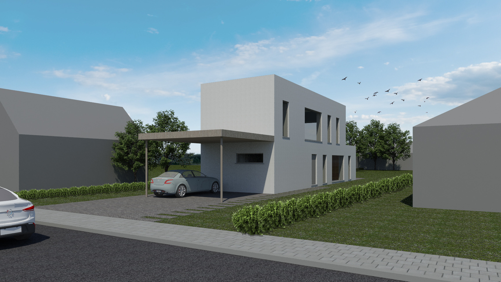 Nieuw te bouwen project met ideale ligging te Snellegem 