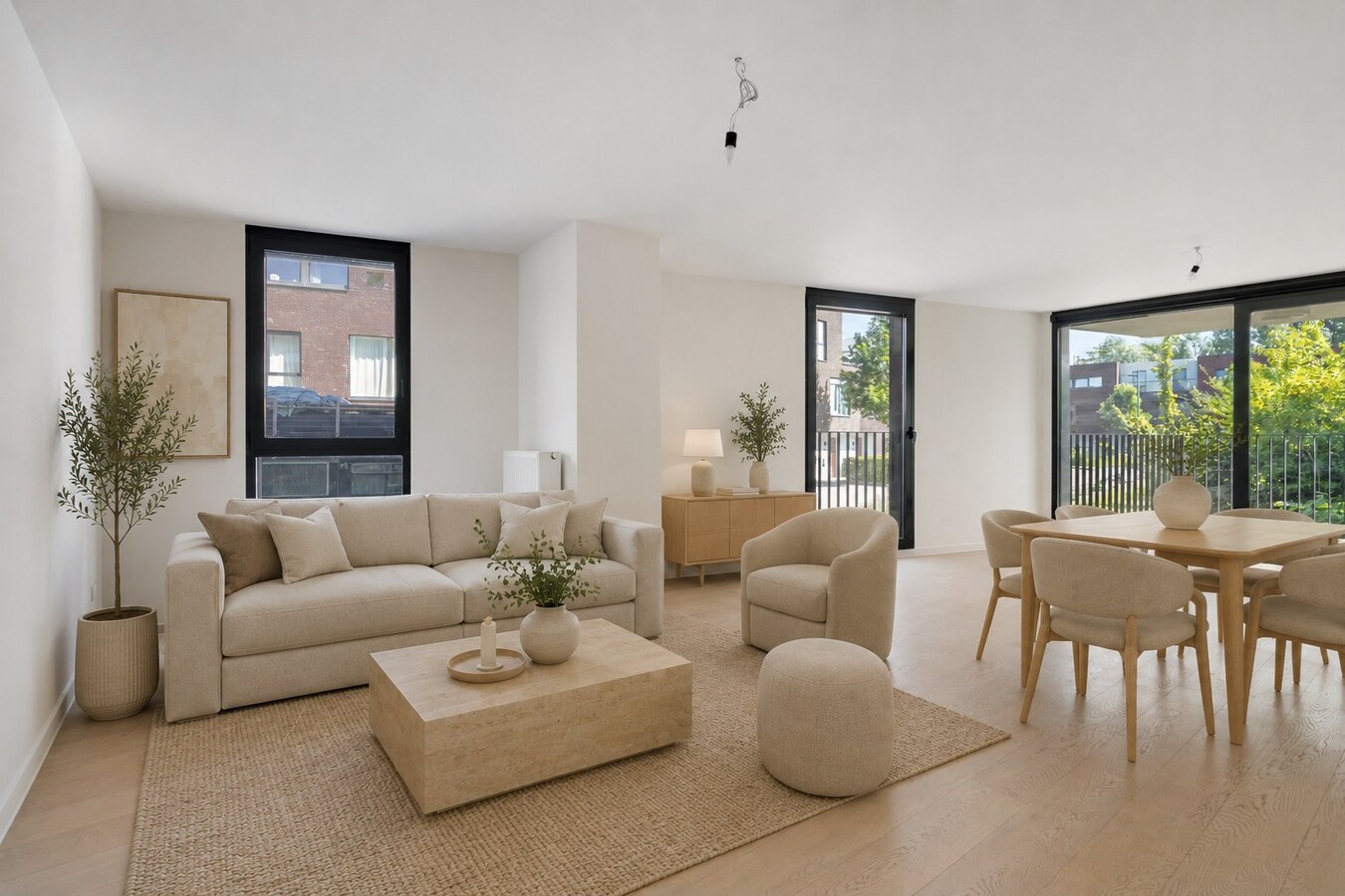 Res. Leiemeersen: instapklaar recent 3-slpks appartement nabij de Watersportbaan 