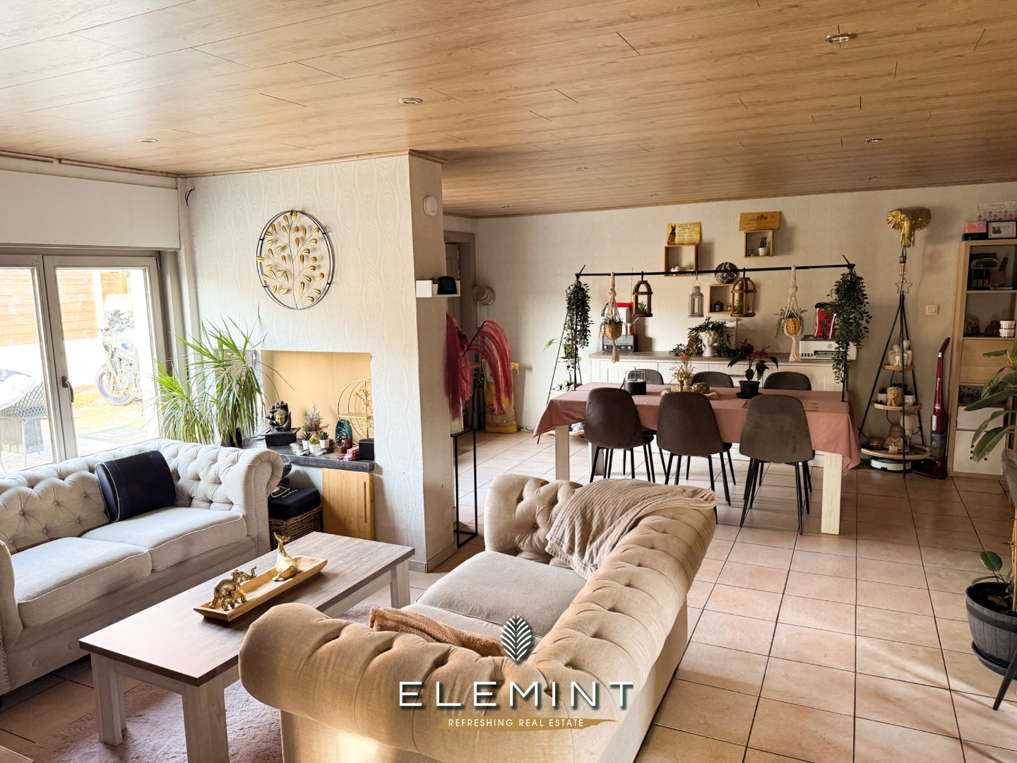 Heel rustig gelegen gezellige woning te Hillegem 