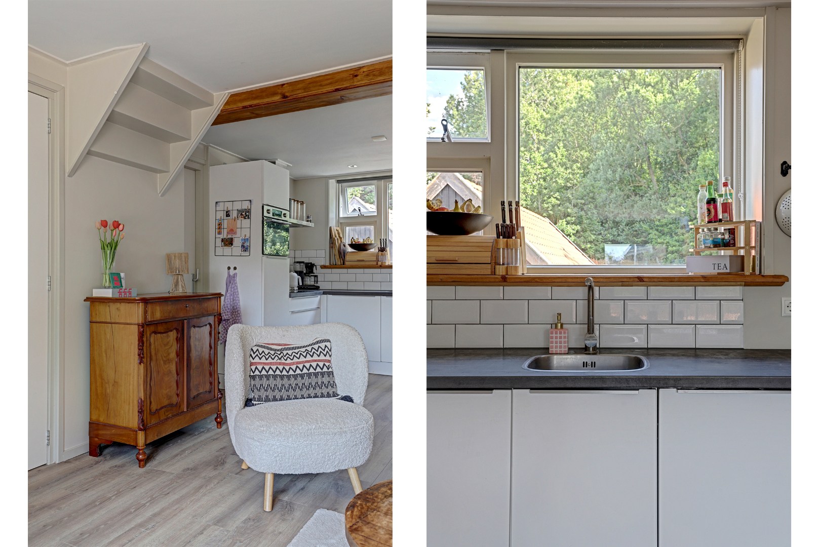 Instapklaar en tot in de puntjes verzorgd, met twee slaapkamers en een fraai verbouwde schuur voor praktijk, werk of hobby. 