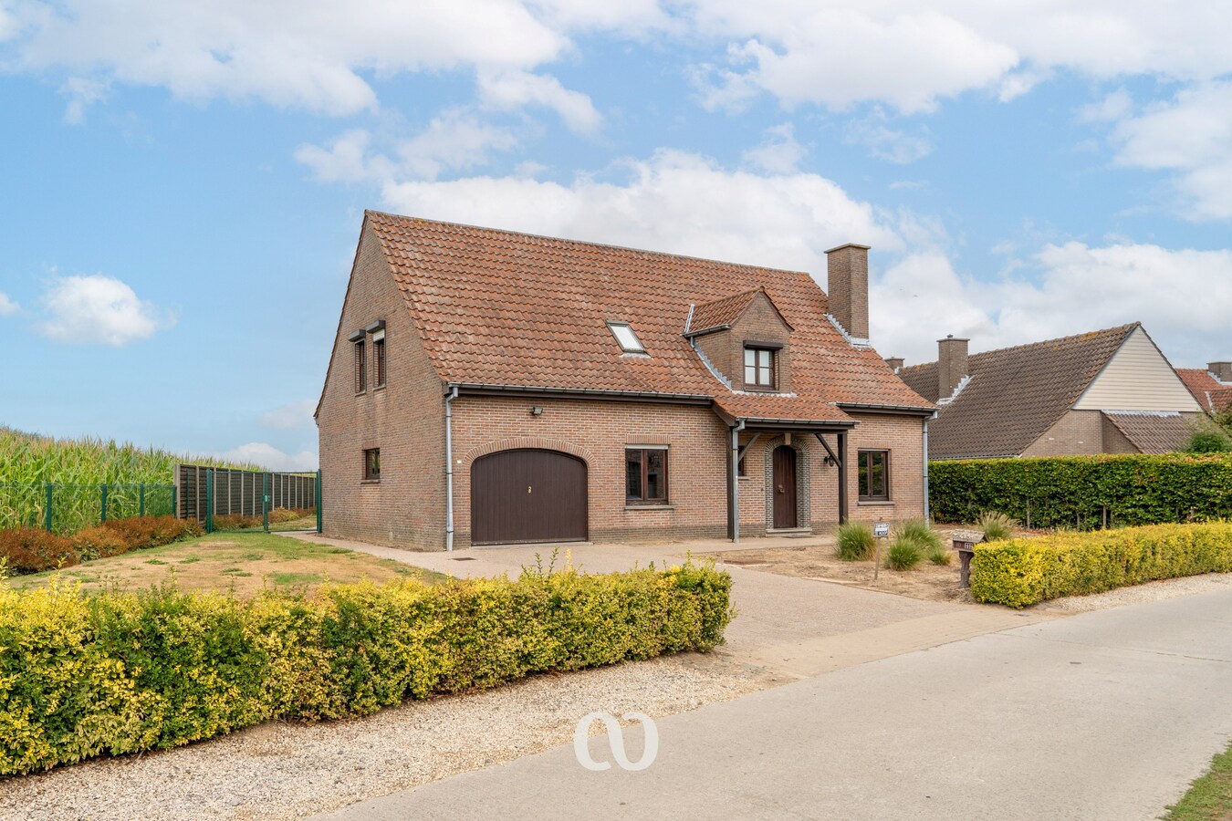 Prachtig gelegen woning met fantastisch uitzicht in Mullem 