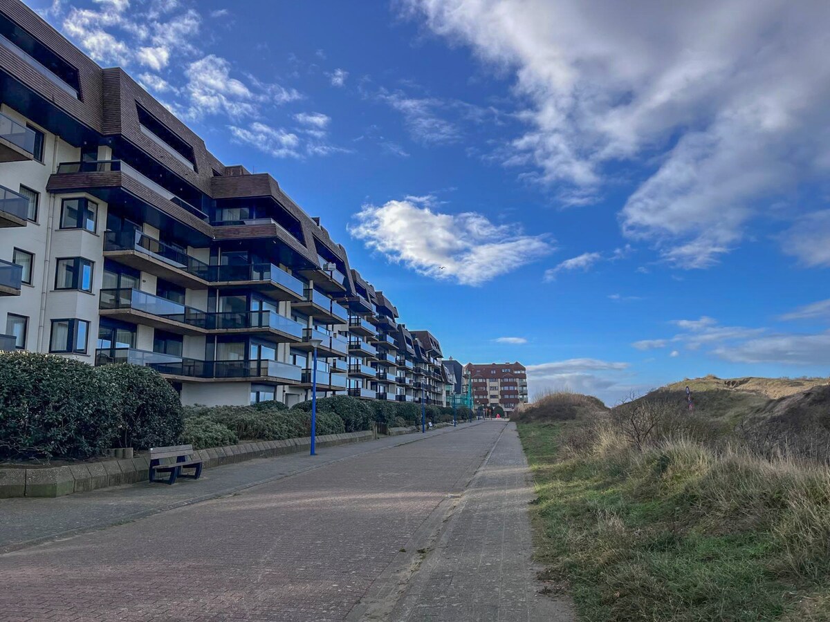 Ruime studio met prachtig zeezicht in de Res. Plaza I 