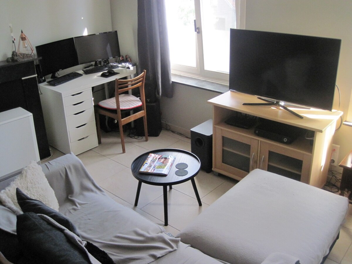 Ruim 1-spl-appartement. 