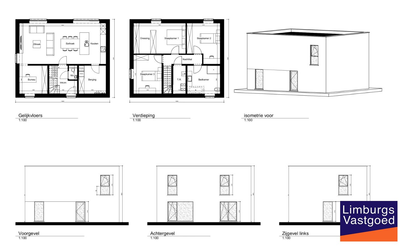 Nieuwbouwwoning, open bebouwing, 3 slpk, 12a, idyllisch gelegen te Gors-Op-Leeuw 