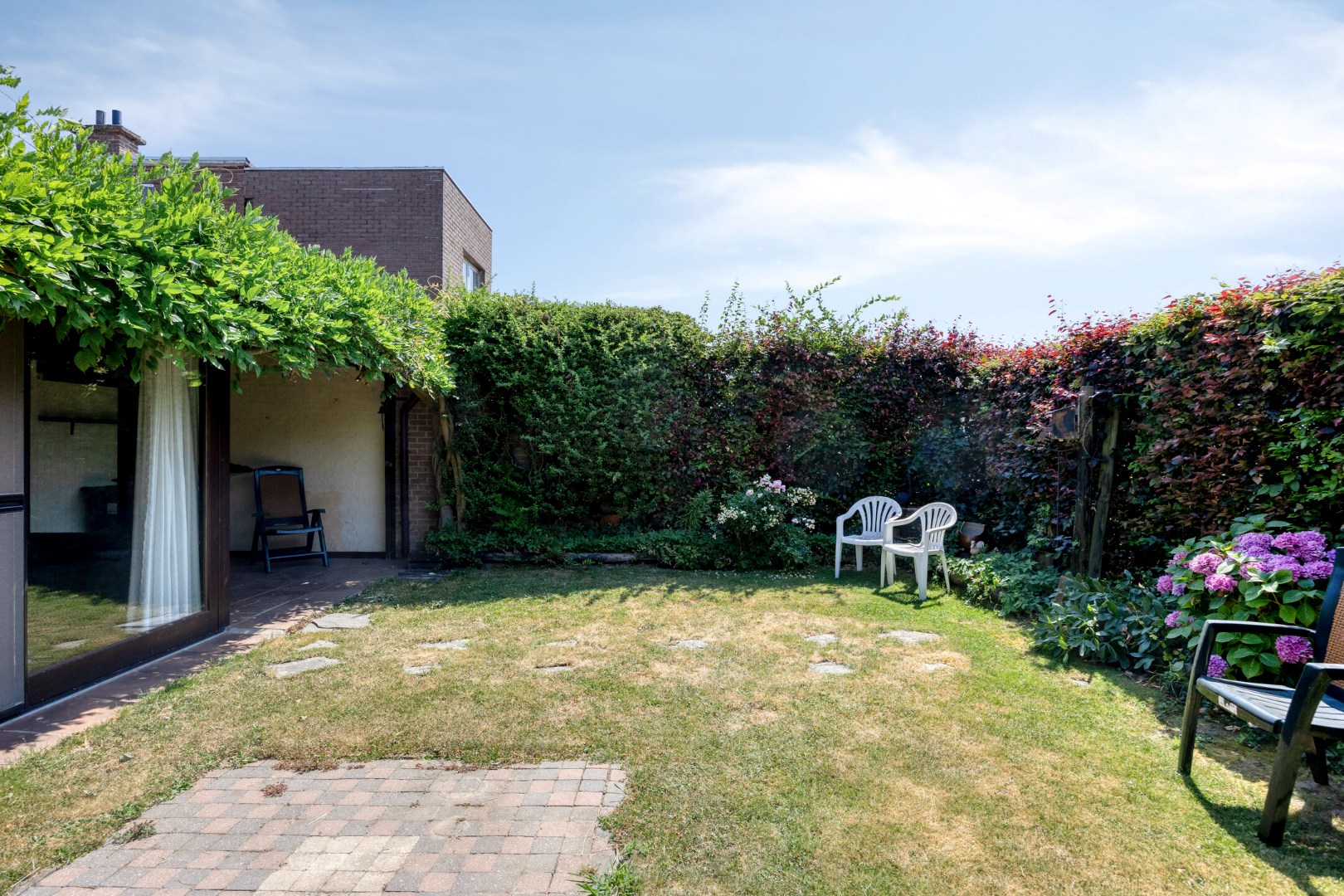 Tuin met terras