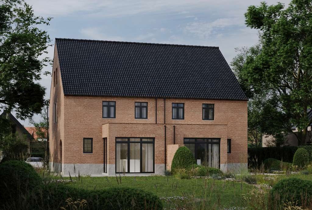 Twee halfvrijstaande nieuwbouwwoningen 
