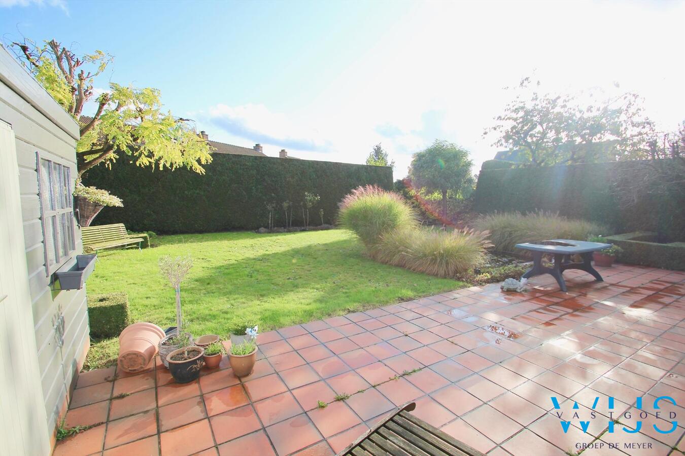 Volwaardig woonhuis met zongerichte tuin op absolute toplocatie in Ertvelde! 