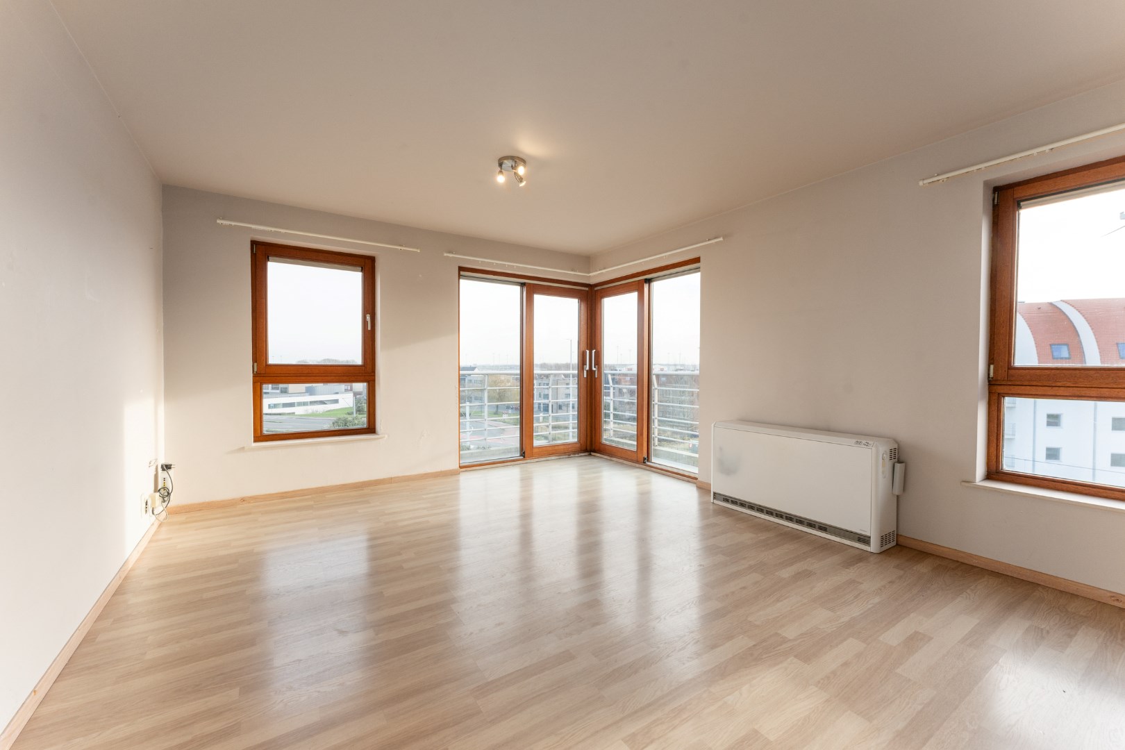 hoek appartement met 1slaapkamer 