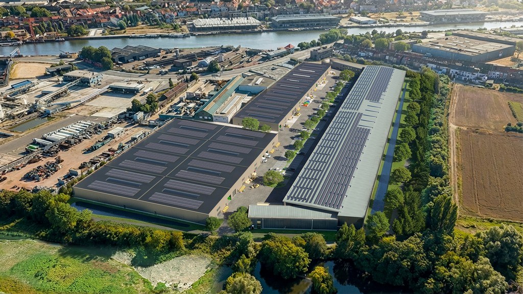 Nieuwbouw loodsen te koop aan de Wiedauwkaai in Gent