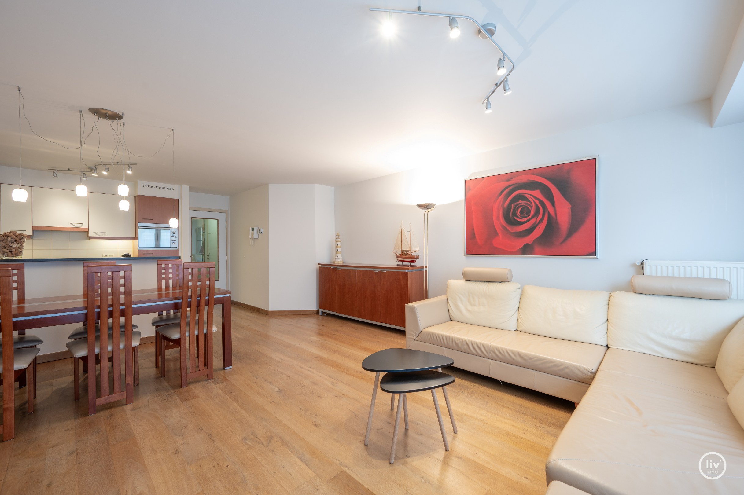 Appartement agréable et lumineux idéalement situé à Knokke. 