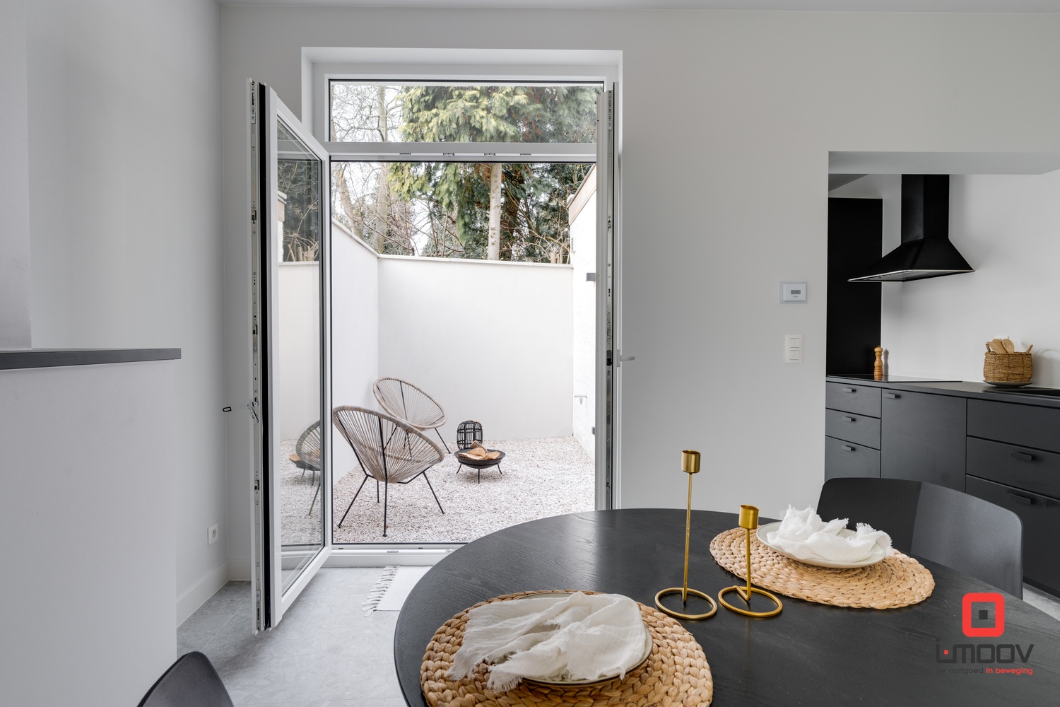 Vernieuwde woonst nabij De Gentbrugse Meersen 