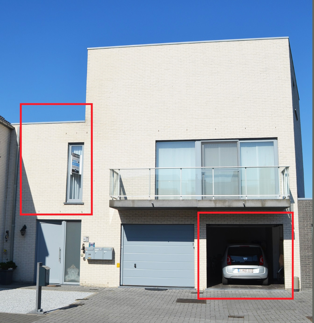 Recent 1 slpk app. zonnig terras en garage rustig gelegen te centrum Eeklo 