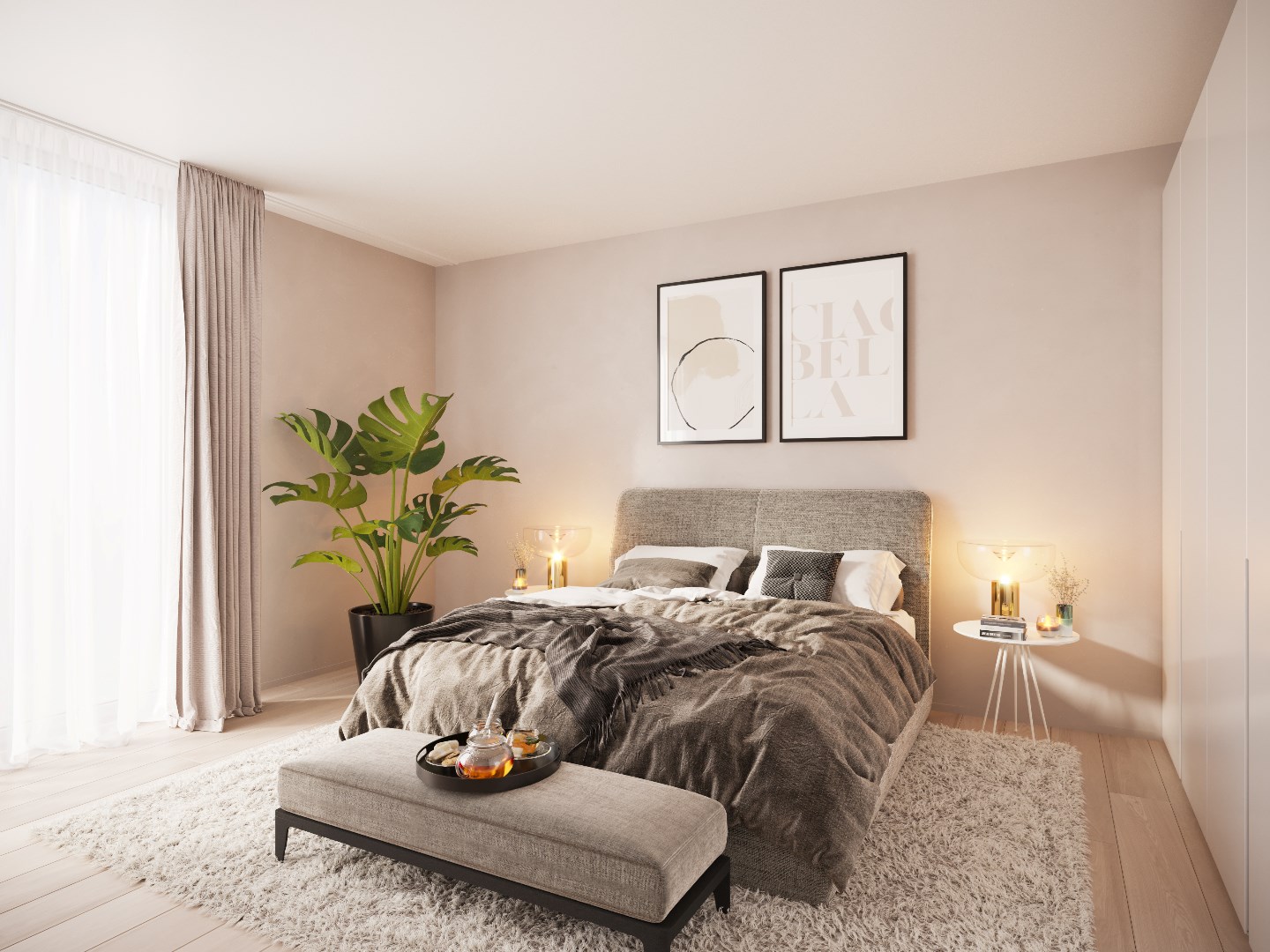 Nieuwbouwappartement met terras 