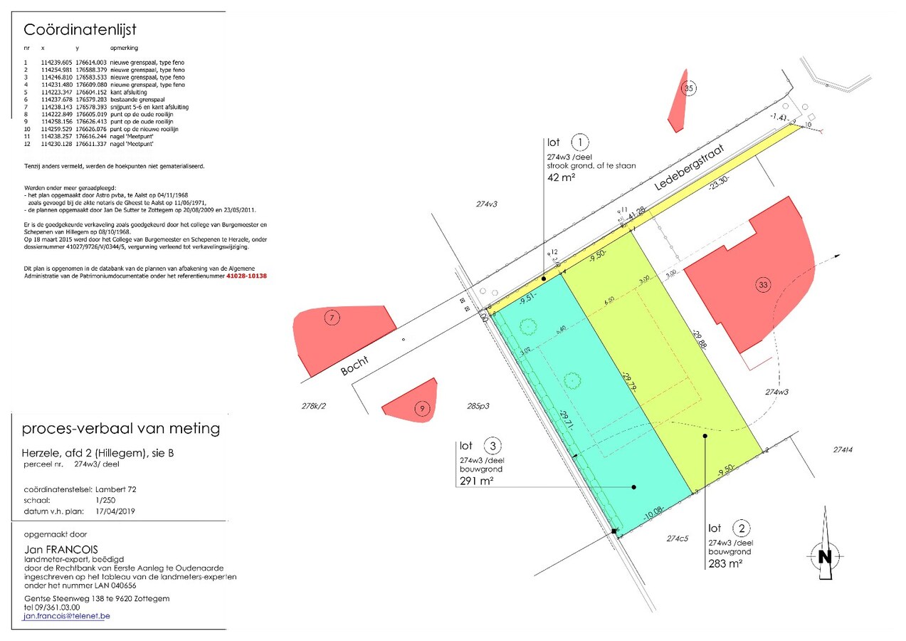 Mooie bouwgrond voor (laagbouw) OB te Hillegem 