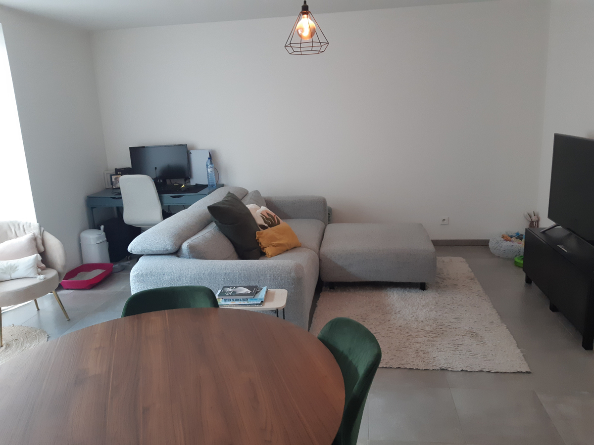 1 slpk-appartement met terras in centrum Gavere. 