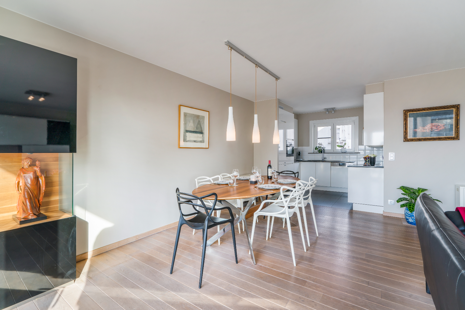 Duplex dakappartement met 2 slaapkamers en 2 badkamers 