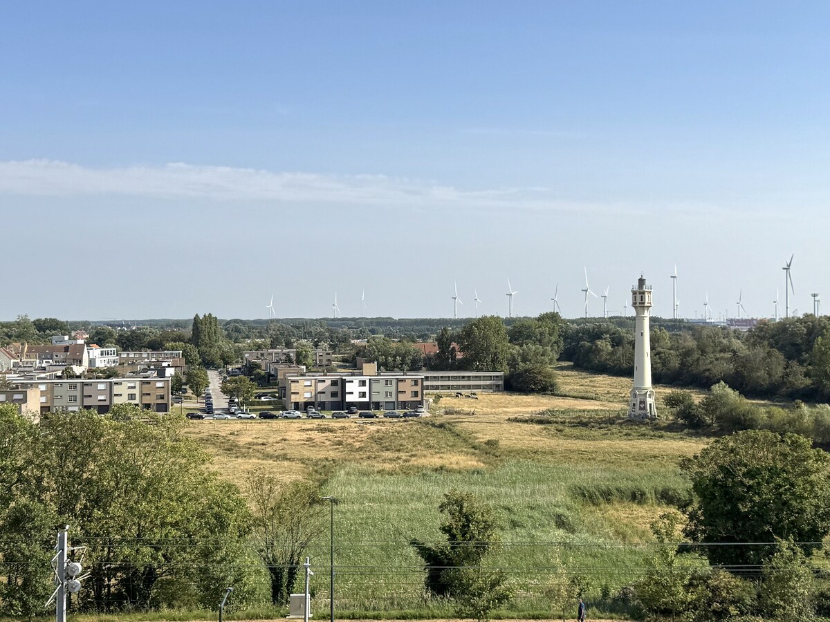 Magnifiek gelegen éénslaapkamerappartement aan de achterzijde van de Zeedijk te Heist 