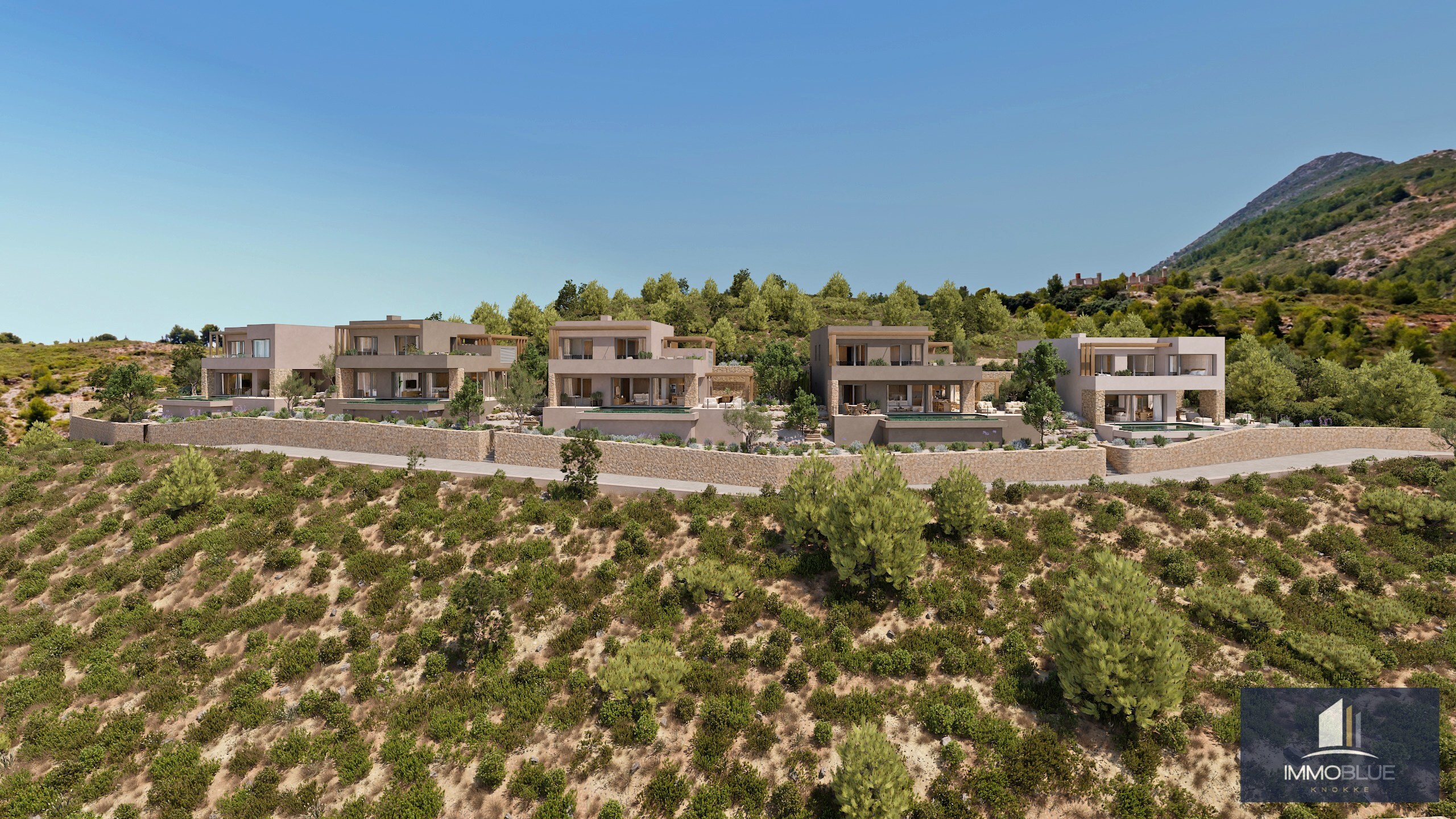 Rustige villa tussen de bergen en de wijngaarden. 