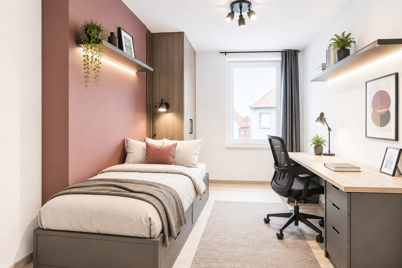HOB met 4 slaapkamers en Zwembad en buitenbar op 963m² te Lendelede 