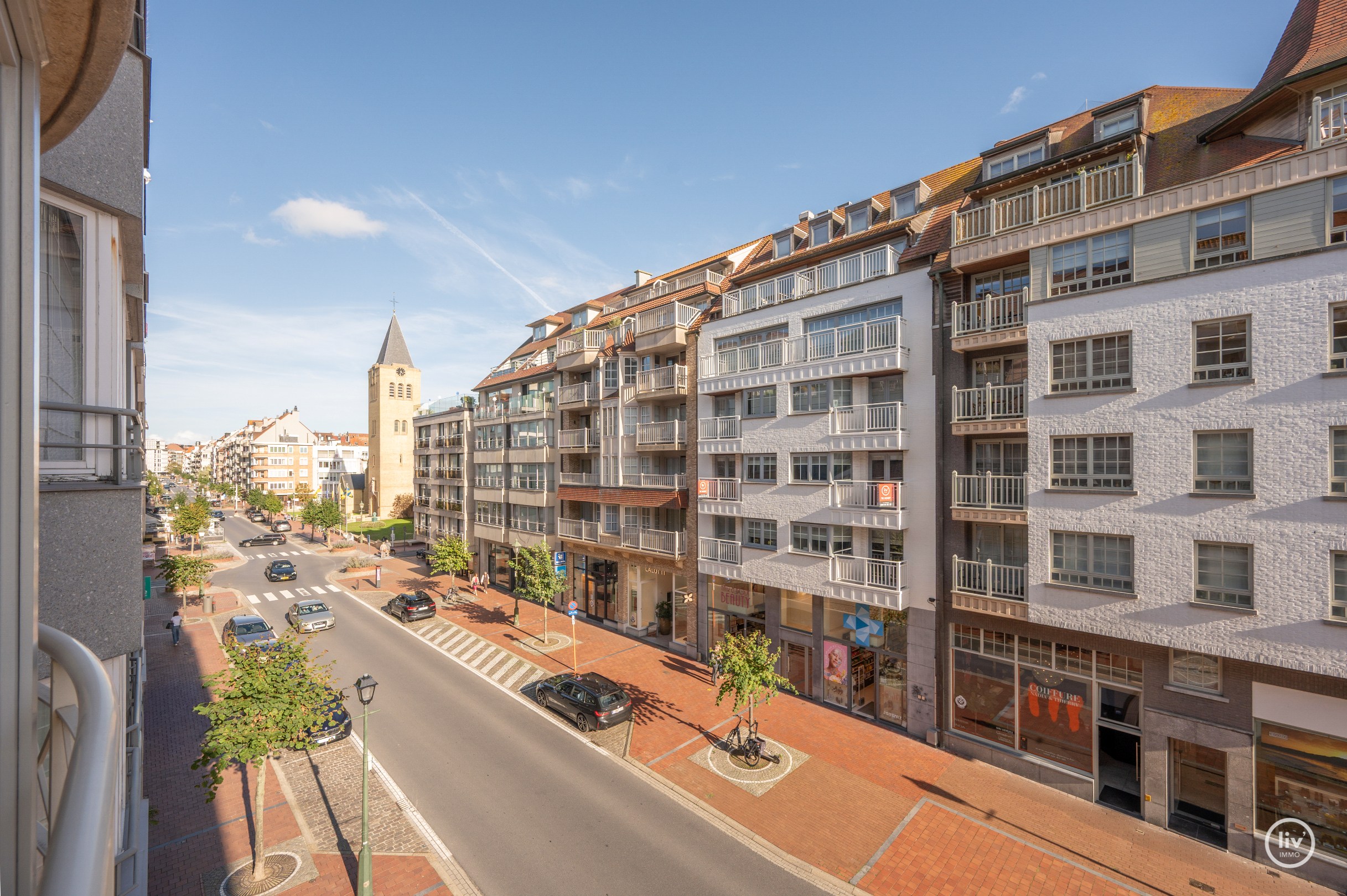 Zonnig en stijlvol vernieuwd appartement met twee slaapkamers op topligging op wandelafstand van de Lippenslaan. 