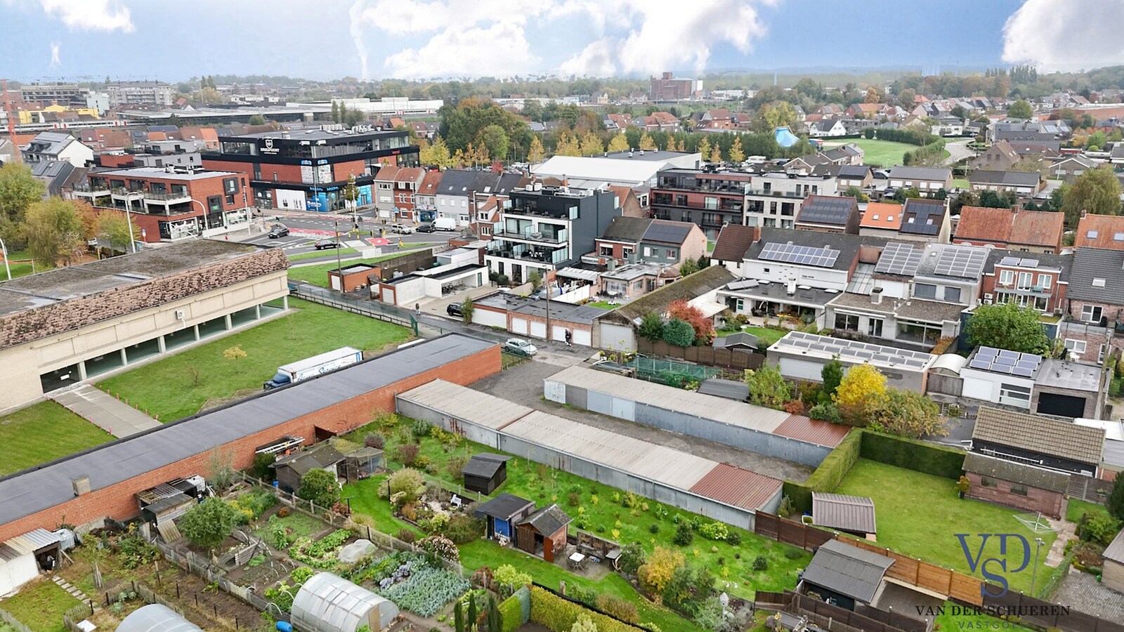 13 garageboxen op toplocatie in Deinze 