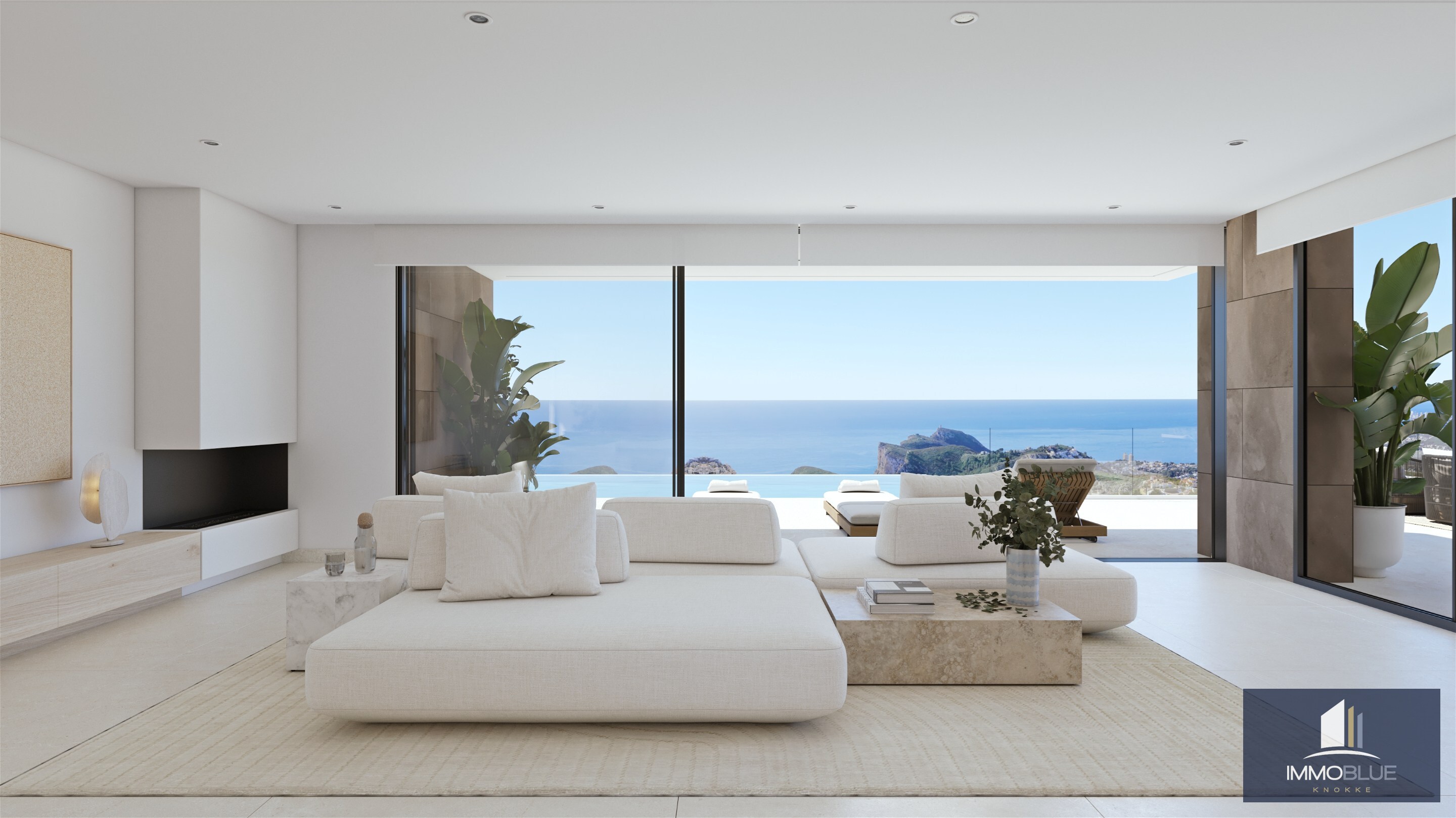 Villa design exclusive avec vue panoramique sur la mer 