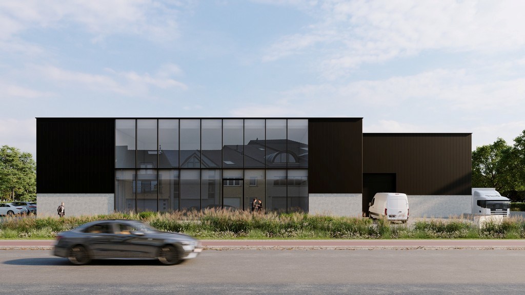 Nieuw te bouwen bedrijfspand te koop vlakbij N16/A12 in Puurs
