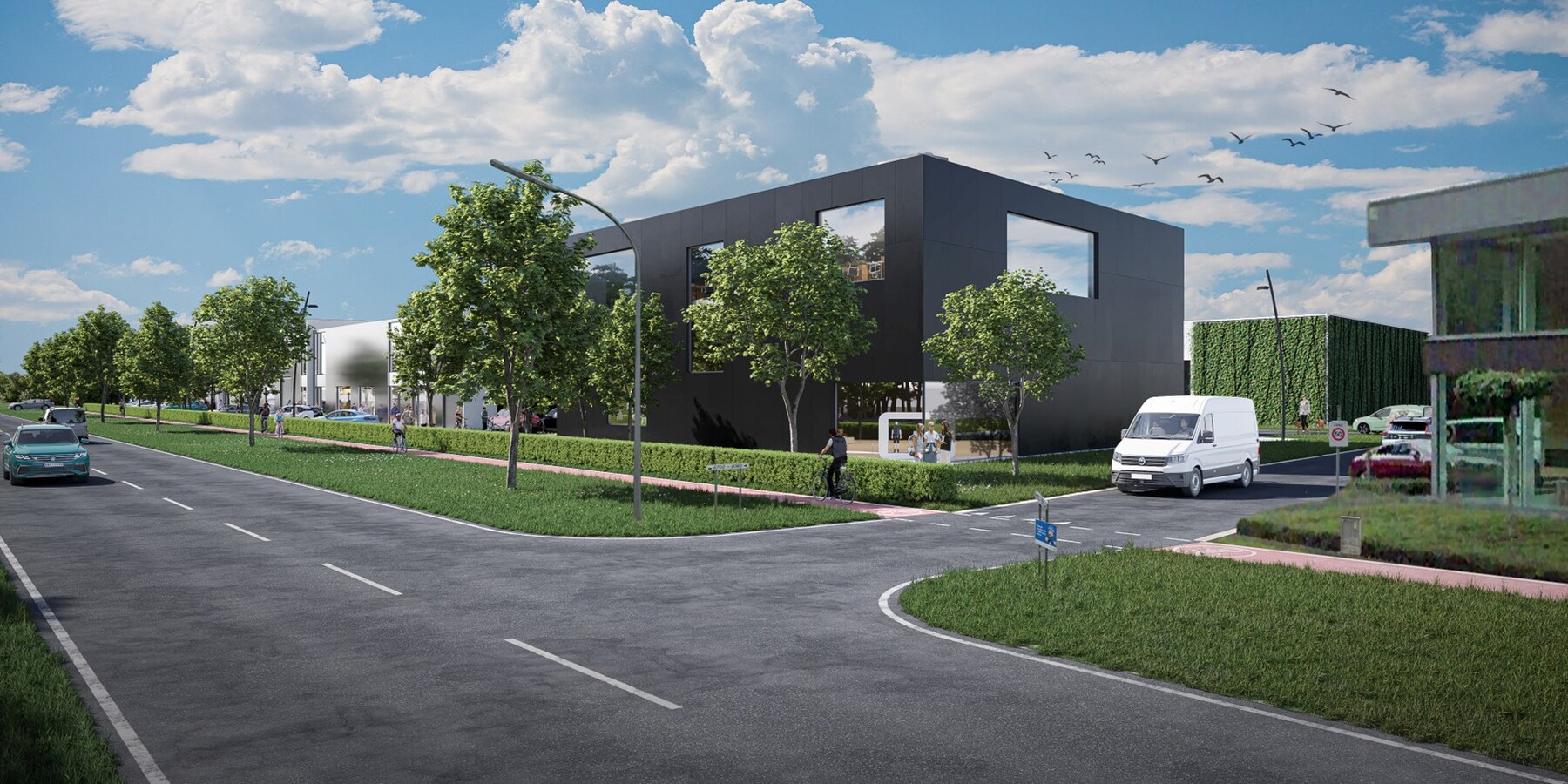 PARK AS: Splinternieuwe KMO-unit van 144 m² met flexibele invulling en professionele uitstraling. 