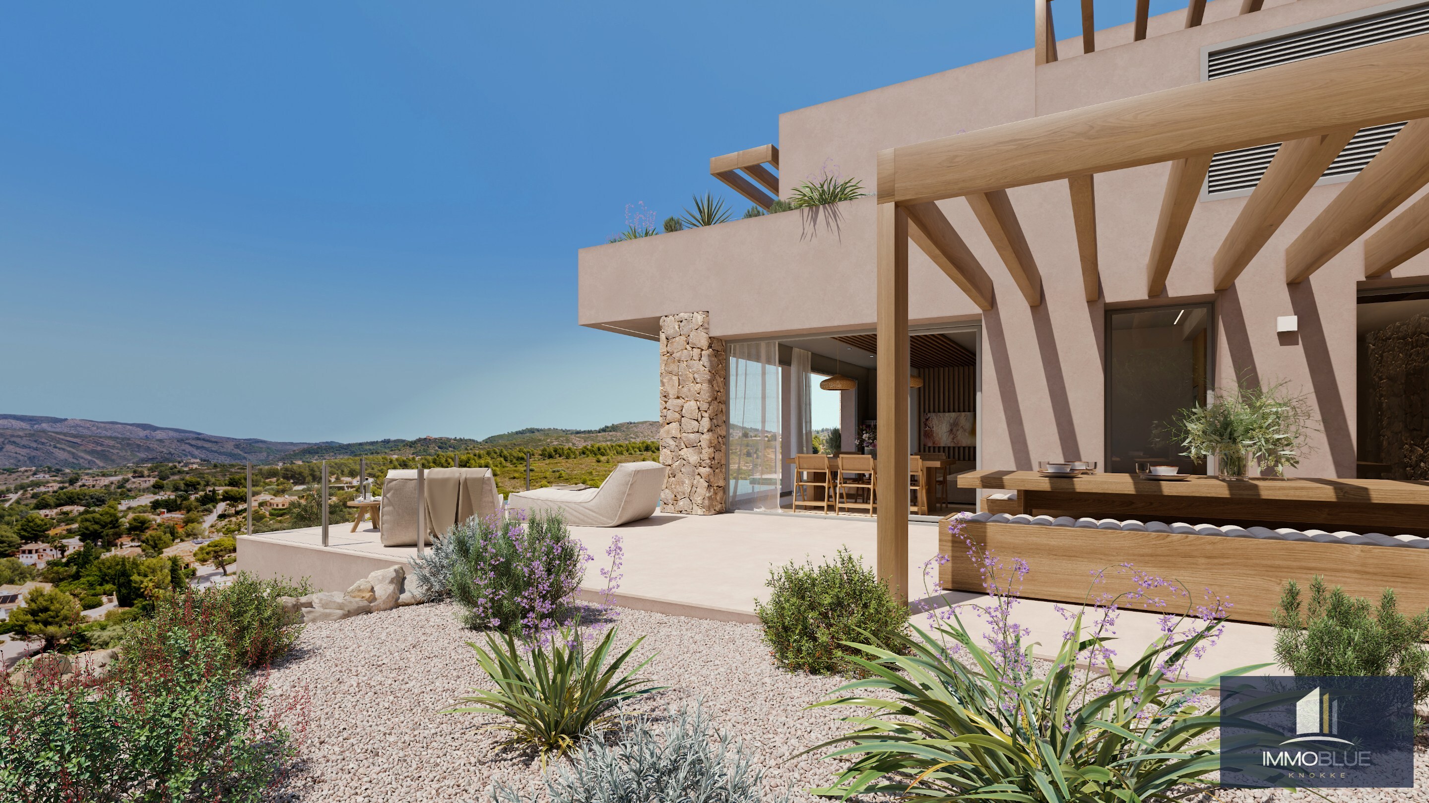 Rustige villa tussen de bergen en de wijngaarden. 